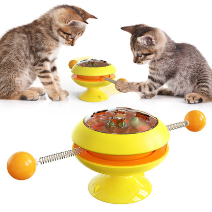 Catnip Rotatable Cat Toy