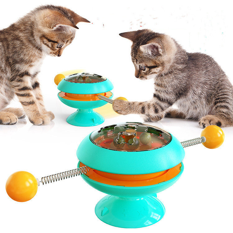 Catnip Rotatable Cat Toy