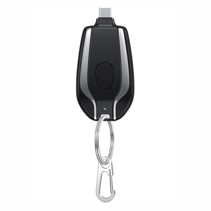 1500mAh Mini Power Emergency Pod Keychain Charger Type-C