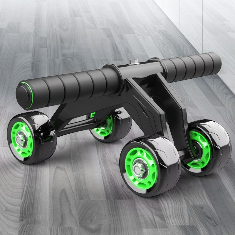 Four-wheeled Abdominal Roller