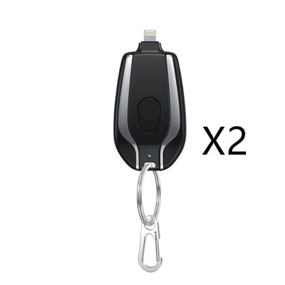 1500mAh Mini Power Emergency Pod Keychain Charger Type-C