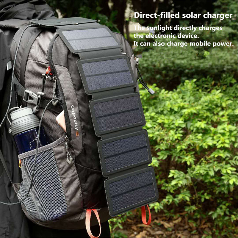 5V 2.1 A USB Outdoor Folding Solar Panel Charger