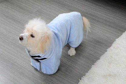 Quick-drying Pet Absorbent Dog Bathrobe