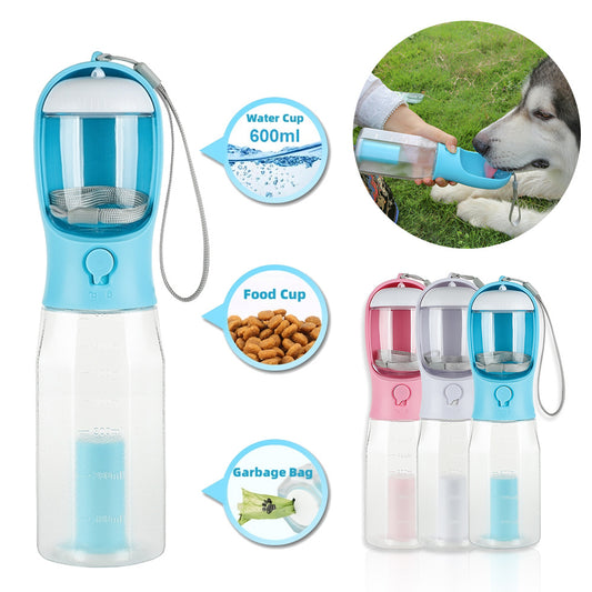 Portable Dog Water Bottle and Feeder