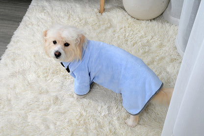 Quick-drying Pet Absorbent Dog Bathrobe