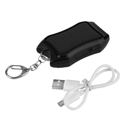 Solar Mobile Phone Power Bank Flashlight Keychain