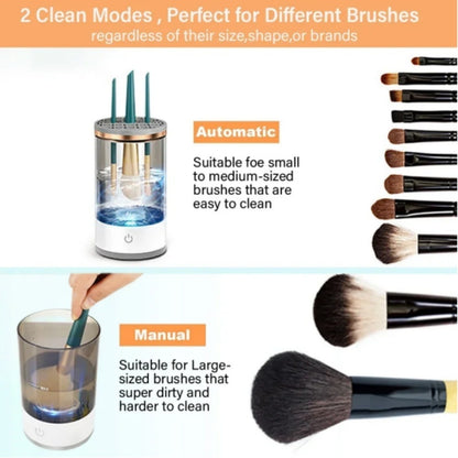 Automatic USB Rotating Makeup Brush Cleaner