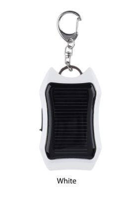 Solar Mobile Phone Power Bank Flashlight Keychain