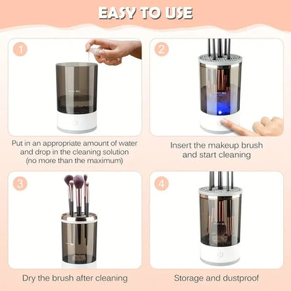 Automatic USB Rotating Makeup Brush Cleaner