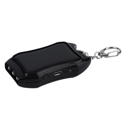 Solar Mobile Phone Power Bank Flashlight Keychain