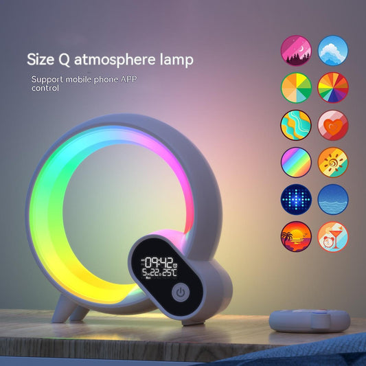 Creative Bluetooth Q Light Analog Sunrise Digital Display Alarm Clock